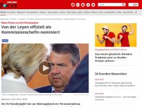 Bild zum Artikel: News-Ticker zum EU-Postenpoker - Ursula von der Leyen soll offenbar EU-Kommissionschefin werden