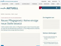 Bild zum Artikel: Notstand in der Pflege bleibt