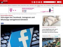 Bild zum Artikel: Nutzer klagen weltweit - Störungen bei Facebook, Instagram und Whatsapp