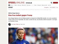 Bild zum Artikel: WM-Star Megan Rapinoe: Eine Frau ballert gegen Trump