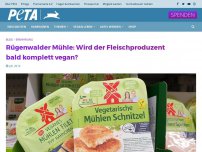 Bild zum Artikel: Rügenwalder Mühle: Wird der Fleischproduzent bald komplett vegan?