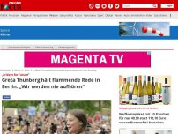 Bild zum Artikel: „Fridays for Future“ - Greta Thunberg hält flammende Rede in Berlin: „Wir werden nie aufhören“