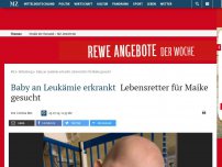 Bild zum Artikel: Baby an Leukämie erkrankt: Lebensretter für Maike gesucht