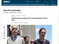 Bild zum Artikel: Italienerinnen verzichten für Carola Rackete auf ihre BHs