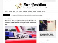 Bild zum Artikel: Lehrer mit Burnout in Krankenhaus eingeliefert, weil er in den Sommerferien so viel Unterricht vorbereitet hat