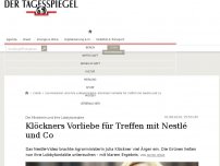 Bild zum Artikel: Klöckners Vorliebe für Treffen mit Nestlé und Co