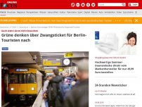 Bild zum Artikel: Auch wenn sie es nicht brauchen - Grüne denken über Zwangsticket für Berlin-Touristen nach