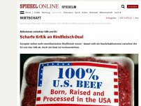 Bild zum Artikel: Abkommen zwischen USA und EU: Scharfe Kritik an Rindfleisch-Deal