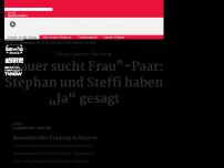 Bild zum Artikel: 'Bauer sucht Frau'-Paar: Stephan und Steffi haben „Ja“ gesagt