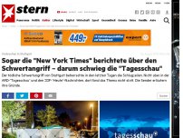 Bild zum Artikel: Verbrechen in Stuttgart: Sogar die 'New York Times' berichtete über den Schwertangriff – darum schwieg die 'Tagesschau'