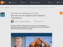 Bild zum Artikel: Nennen wir es endlich beim Namen: Terrorismus