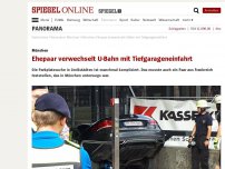 Bild zum Artikel: München: Ehepaar verwechselt U-Bahn mit Tiefgarageneinfahrt