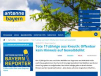 Bild zum Artikel: Auf dem Heimweg verschwunden: Vermisste 17-Jährige aus Kreuth tot aufgefunden