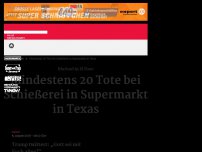 Bild zum Artikel: Mindestens 20 Tote bei Schießerei in Supermarkt in Texas