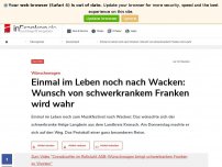 Bild zum Artikel: Einmal im Leben noch nach Wacken: Wunsch von schwerkrankem Franken wird wahr