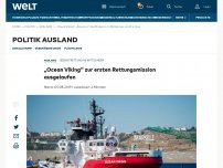 Bild zum Artikel: „Ocean Viking“ zur ersten Rettungsmission ausgelaufen