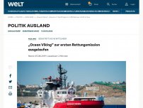 Bild zum Artikel: „Ocean Viking“ zur ersten Rettungsmission ausgelaufen