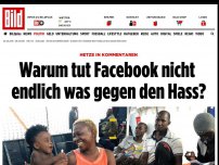 Bild zum Artikel: Hetze in Kommentaren - Warum tut Facebook nichts gegen den Hass?