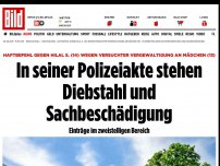 Bild zum Artikel: Hilal S. (14) wollte Mädchen vergewaltigen - In seiner Polizeiakte stehen Diebstahl und Sachbeschädigung