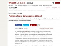 Bild zum Artikel: Rassismus-Eklat in den USA: Polizisten führen Schwarzen an Strick ab