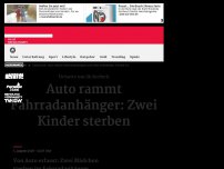 Bild zum Artikel: Auto rammt Fahrradanhänger: Zwei Kinder sterben