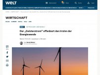 Bild zum Artikel: Der „Geisterstrom“ offenbart den Irrsinn der Energiewende