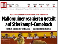 Bild zum Artikel: BILD fragte auf Mallorca nach - „Der Stierkampf war gut, eine richtige Fiesta“