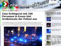 Bild zum Artikel: Clan-Schlägerei mit 100 Personen in Essen löst Großeinsatz der Polizei aus