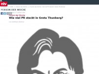 Bild zum Artikel: Person der Woche: Wie viel PR steckt in Greta Thunberg?