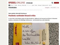 Bild zum Artikel: Paket geliefert, Botschaft hinterlassen: Postbote verhindert Brand in Kita