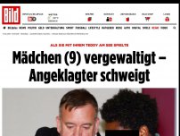 Bild zum Artikel: Als sie mit ihrem Teddy spielte - Mädchen (9) brutal vergewaltigt