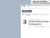 Bild zum Artikel: Streit zwischen AKK und Maaßen: Selbstdemontage einer Volkspartei