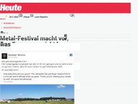 Bild zum Artikel: Metal-Festival macht vor, was Frequency nicht kann