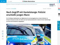 Bild zum Artikel: Nach Angriff mit Hantelstange: Polizist erschießt jungen Mann