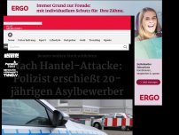 Bild zum Artikel: Nach Hantel-Attacke: Polizist erschießt 20-jährigen Asylbewerber