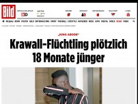 Bild zum Artikel: „King Abode“ - Krawall-Flüchtling plötzlich halbes Jahr jünger