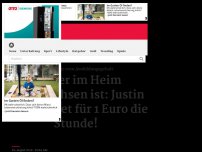 Bild zum Artikel: Weil er im Heim aufgewachsen ist: Justin (17) arbeitet für 1 Euro die Stunde!