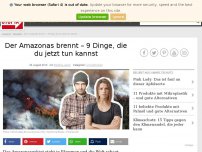 Bild zum Artikel: Der Amazonas brennt – 9 Dinge, die du jetzt tun kannst