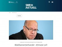 Bild zum Artikel: Medikamentenhandel - Altmaier soll Gesetzesänderung beeinflusst haben