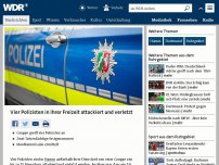 Bild zum Artikel: Vier Polizisten in ihrer Freizeit attackiert und verletzt