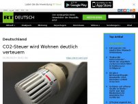 Bild zum Artikel: CO2-Steuer wird Wohnen deutlich verteuern