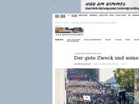 Bild zum Artikel: „Unteilbar“-Demonstration: Der gute Zweck und seine Mittel