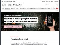 Bild zum Artikel: Kinderbetreuung: So eine bist du?