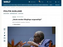 Bild zum Artikel: „Heute werden Säuglinge vergewaltigt“