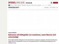 Bild zum Artikel: Amazonas-Brände: Bolsonaro will Hilfsgelder nur annehmen, wenn Macron sich entschuldigt