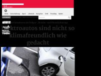 Bild zum Artikel: Klima-Studie des ADAC: Elektroautos sind nicht so klimafreundlich wie gedacht