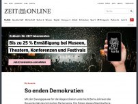 Bild zum Artikel: EU-Austritt: So enden Demokratien