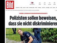 Bild zum Artikel: Antidiskriminierungsgesetz - Polizei soll beweisen, dass sie nicht diskriminiert