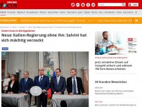 Bild zum Artikel: Salvini muss in die Opposition - Fünf Sterne und Sozialdemokraten einigen sich auf neue Regierung in Italien