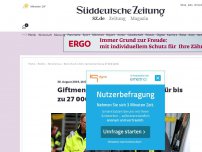 Bild zum Artikel: Rizin-Fund in Köln: Giftmenge reichte rechnerisch für bis zu 27 000 Tote und Verletzte